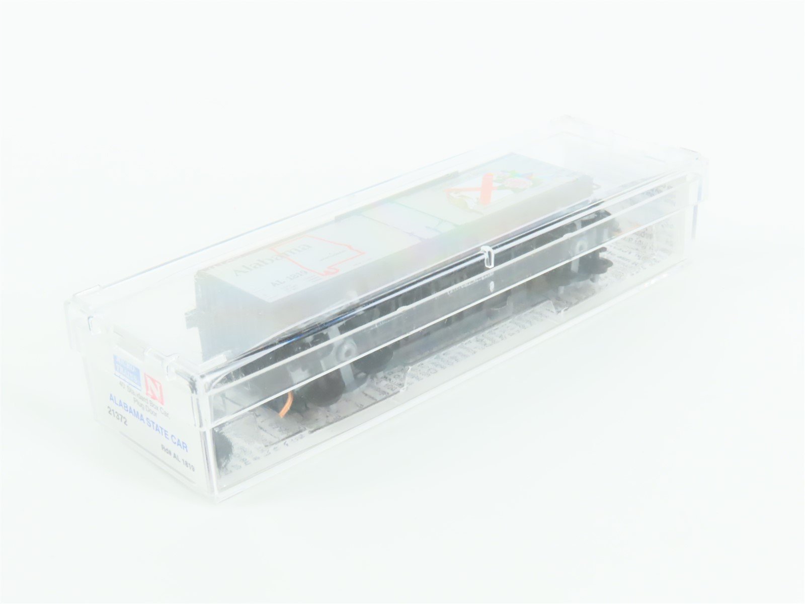 N Scale Micro-Trains MTL 21372 AL Alabama State 40' Standard Boxcar #1819