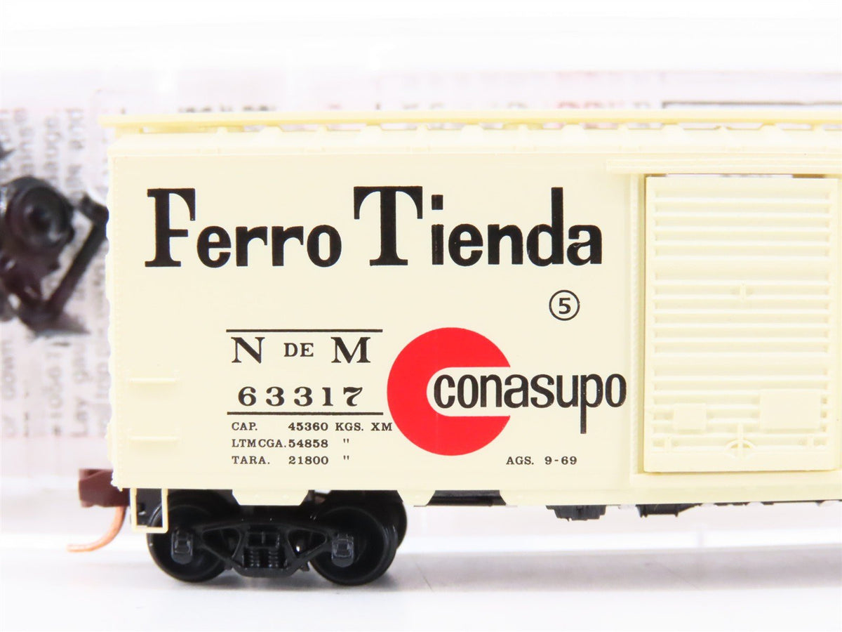 N Micro-Trains MTL 02000730 NdeM National Railways of Mexico 40&#39; Box Car #63317