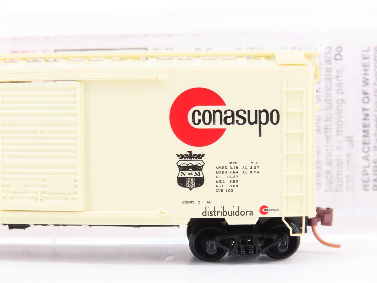 N Micro-Trains MTL 02000730 NdeM National Railways of Mexico 40' Box Car #63317