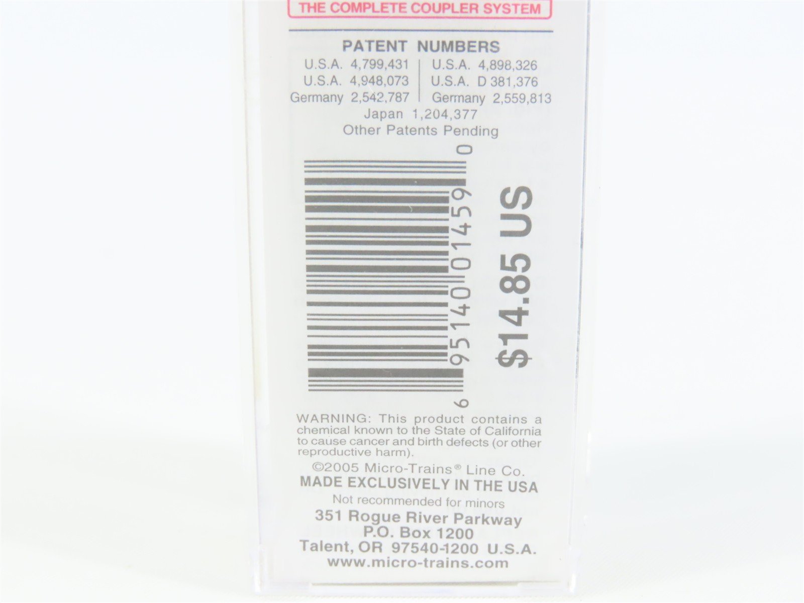 N Micro-Trains MTL 02000730 NdeM National Railways of Mexico 40' Box Car #63317