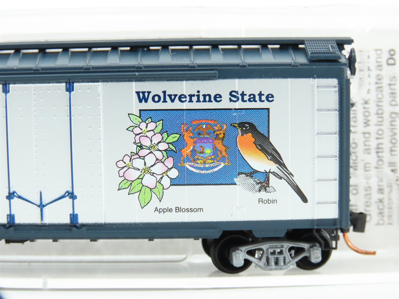 N Scale Micro-Trains MTL 02100395 MI Michigan 40' Standard Boxcar #1837