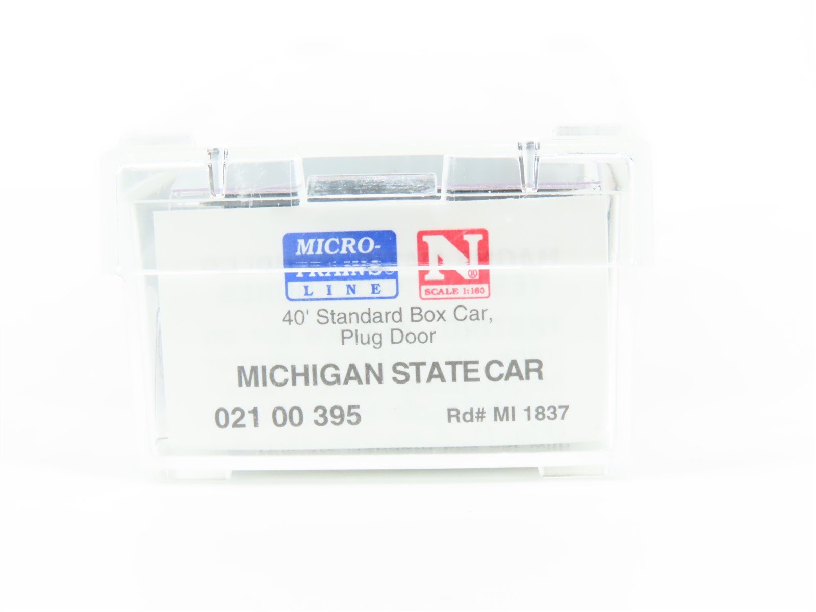 N Scale Micro-Trains MTL 02100395 MI Michigan 40' Standard Boxcar #1837