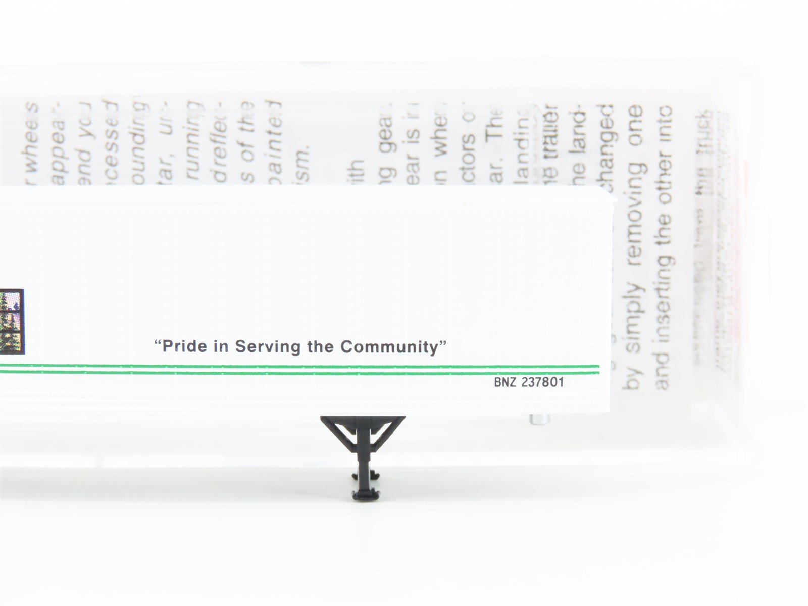 N Scale Micro-Trains MTL 67200 BNZ Intermodal Seattle 45' Trailer #237801