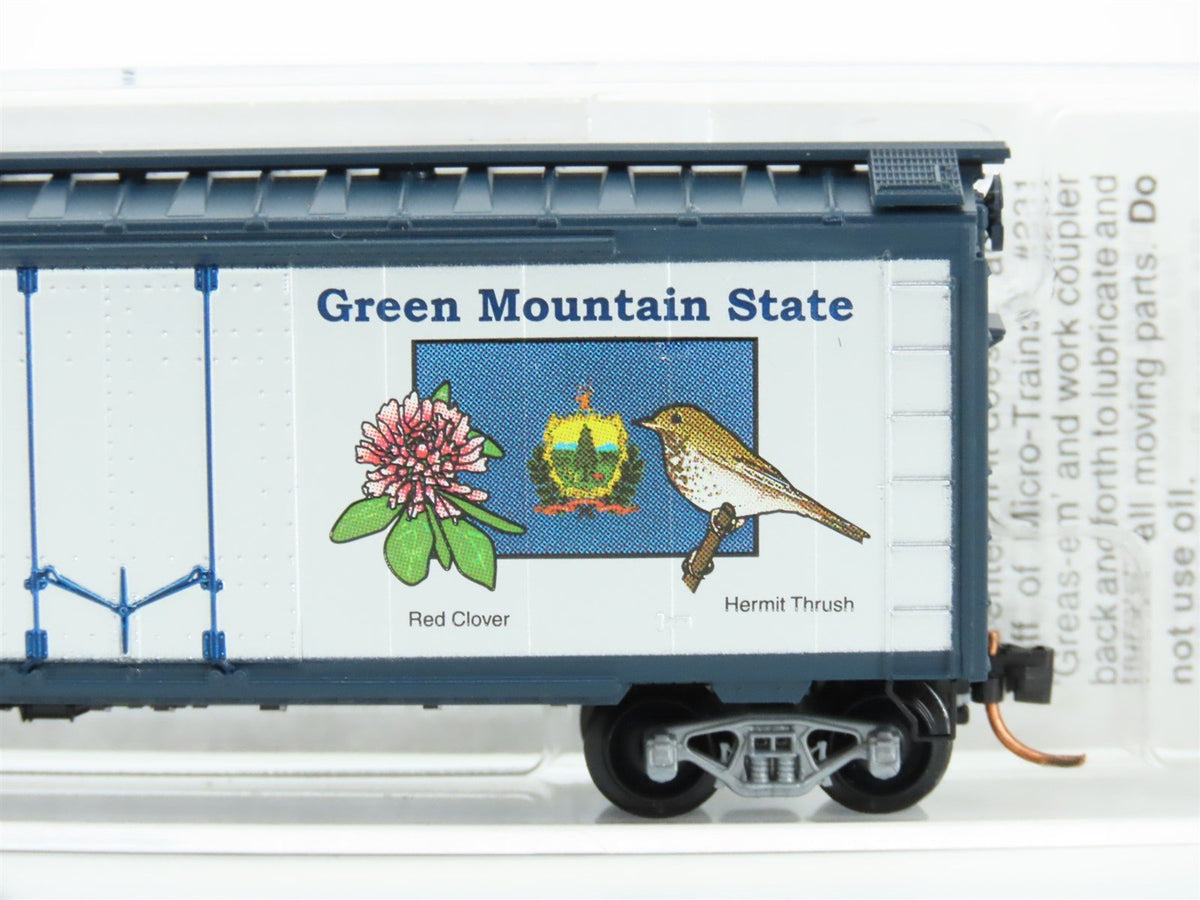 N Scale Micro-Trains MTL 02100402 VT Vermont 40&#39; Standard Boxcar #1791