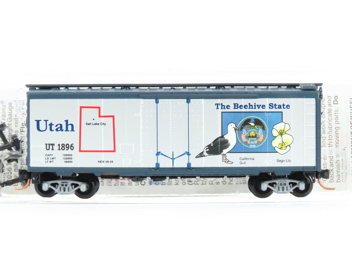 N Scale Micro-Trains MTL 02100391 UT Utah 40&#39; Standard Boxcar #1896