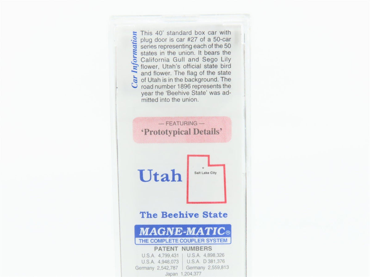 N Scale Micro-Trains MTL 02100391 UT Utah 40&#39; Standard Boxcar #1896