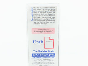 N Scale Micro-Trains MTL 02100391 UT Utah 40' Standard Boxcar #1896