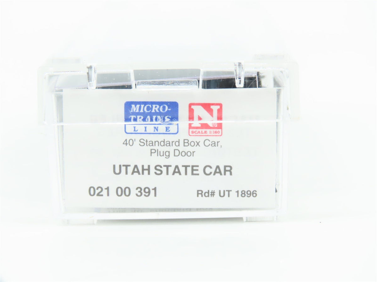 N Scale Micro-Trains MTL 02100391 UT Utah 40&#39; Standard Boxcar #1896