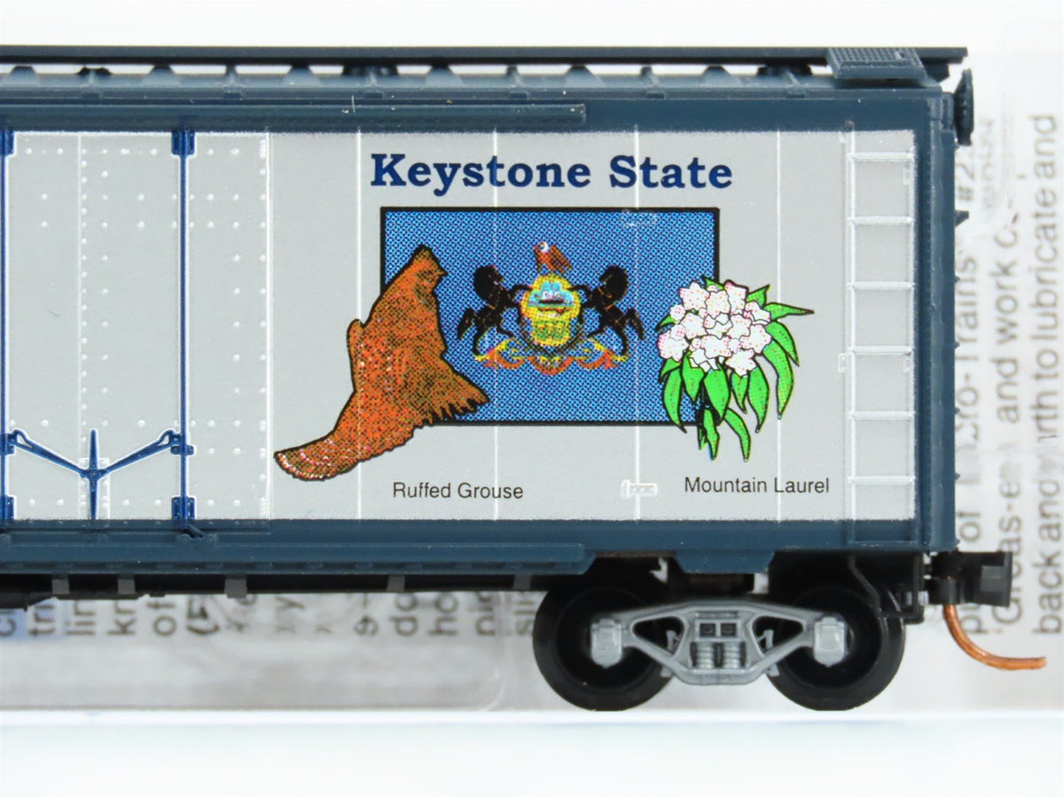 N Scale Micro-Trains MTL 02100410 PRR Pennsylvania 40&#39; Standard Boxcar #1787