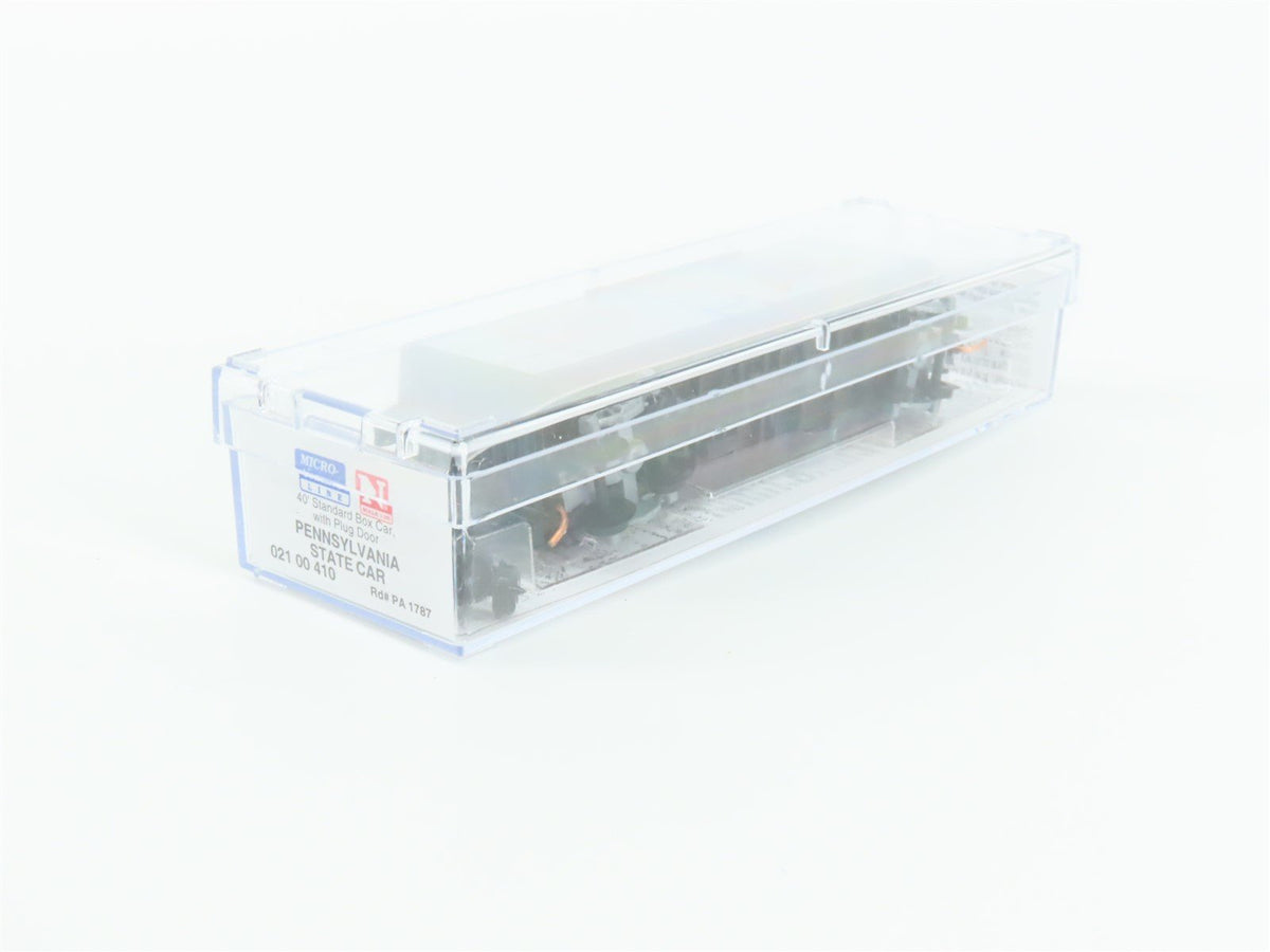 N Scale Micro-Trains MTL 02100410 PRR Pennsylvania 40&#39; Standard Boxcar #1787