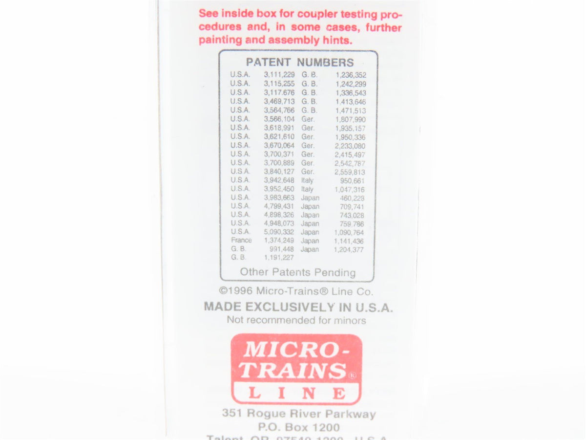 N Scale Micro-Trains MTL 20236 NP Northern Pacific 40&#39; Single Door Box Car #1001