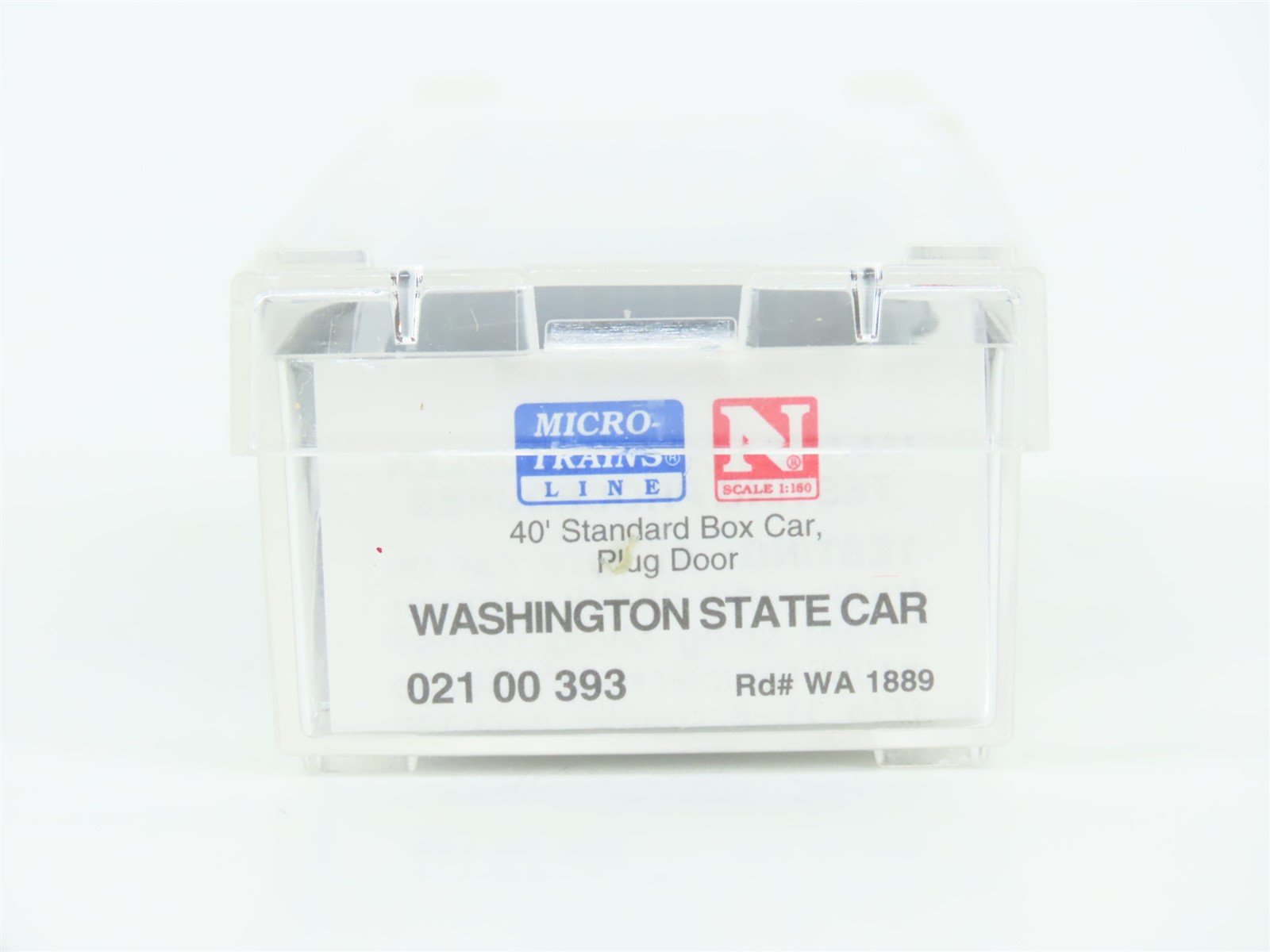 N Scale Micro-Trains MTL 02100393 WA Washington 40' Standard Boxcar #1889