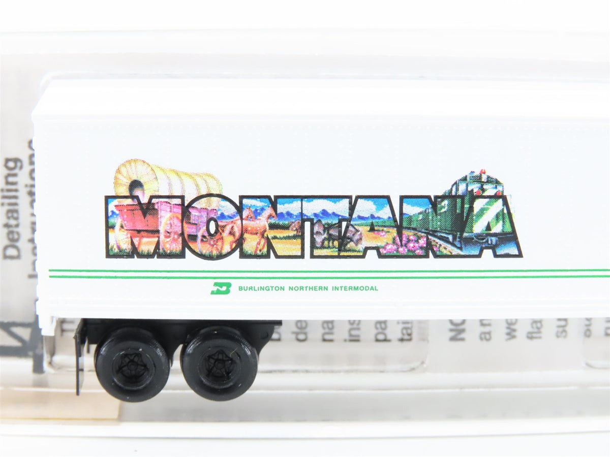 N Scale Micro-Trains MTL 67150 BNZ Intermodal Montana 45&#39; Trailer #237884