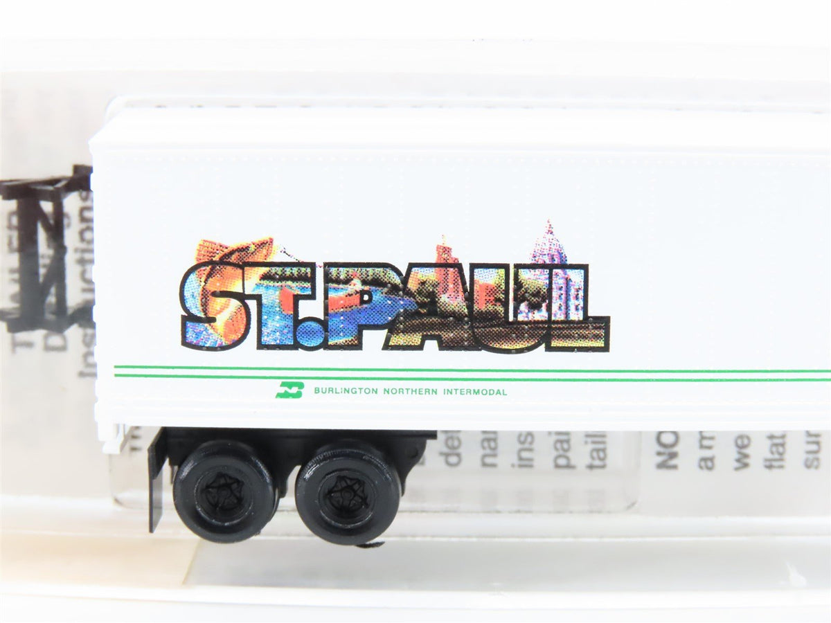 N Scale Micro-Trains MTL 67130 BNZ Intermodal St. Paul 45&#39; Trailer #237850