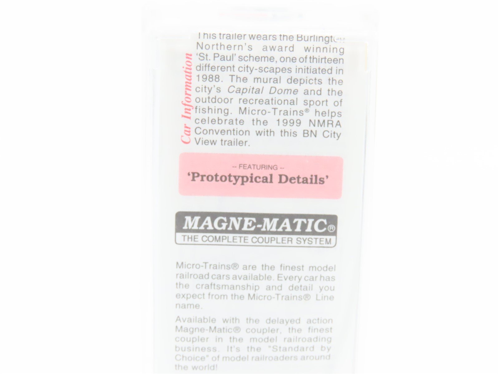N Scale Micro-Trains MTL 67130 BNZ Intermodal St. Paul 45' Trailer #237850