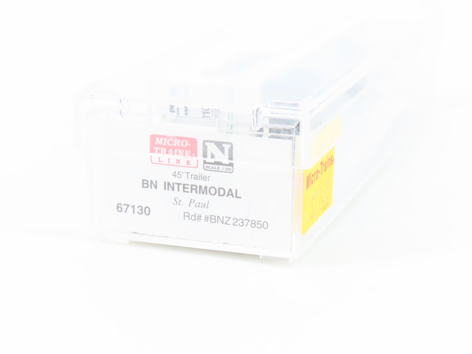 N Scale Micro-Trains MTL 67130 BNZ Intermodal St. Paul 45' Trailer #237850