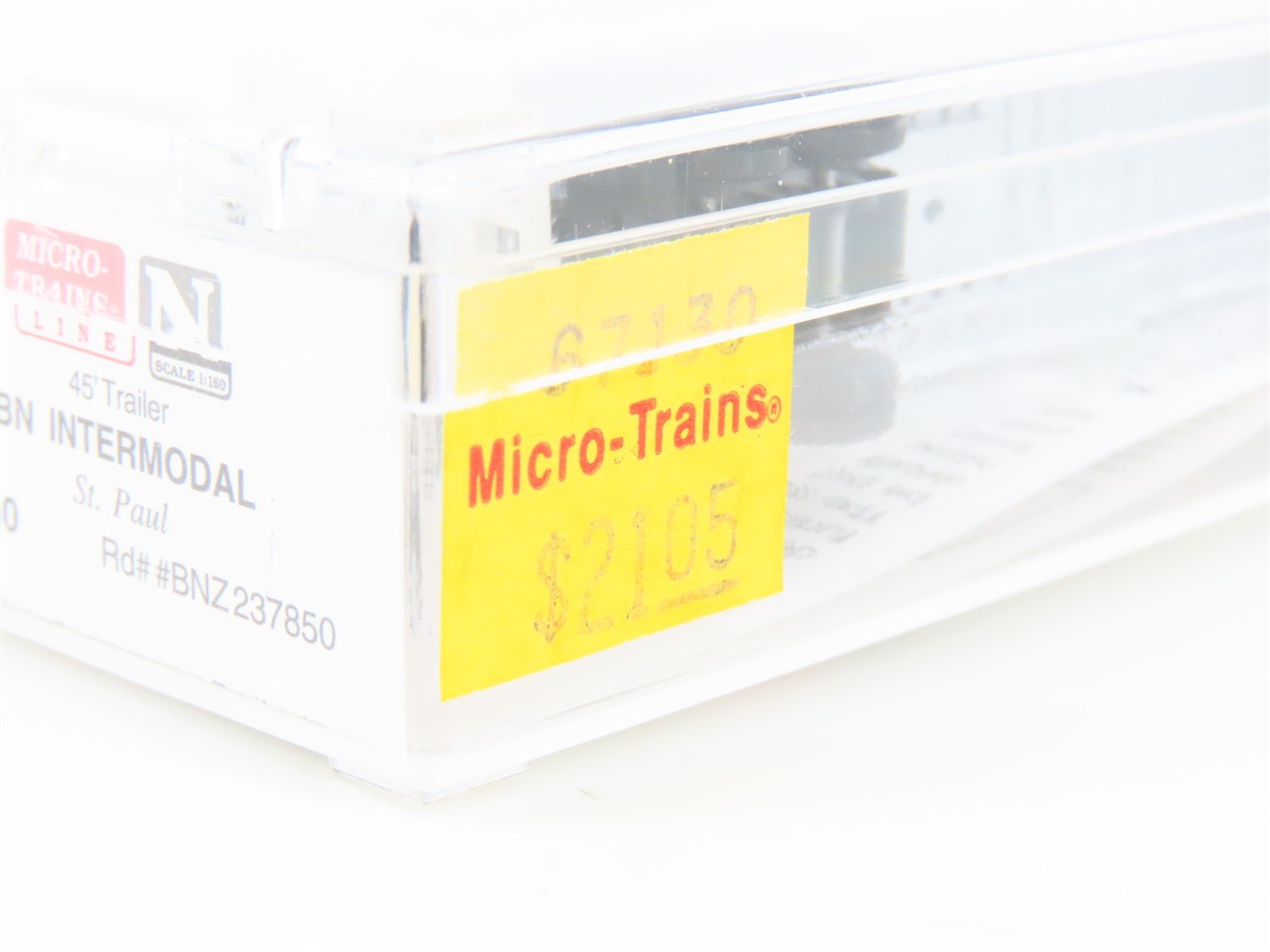 N Scale Micro-Trains MTL 67130 BNZ Intermodal St. Paul 45' Trailer #237850