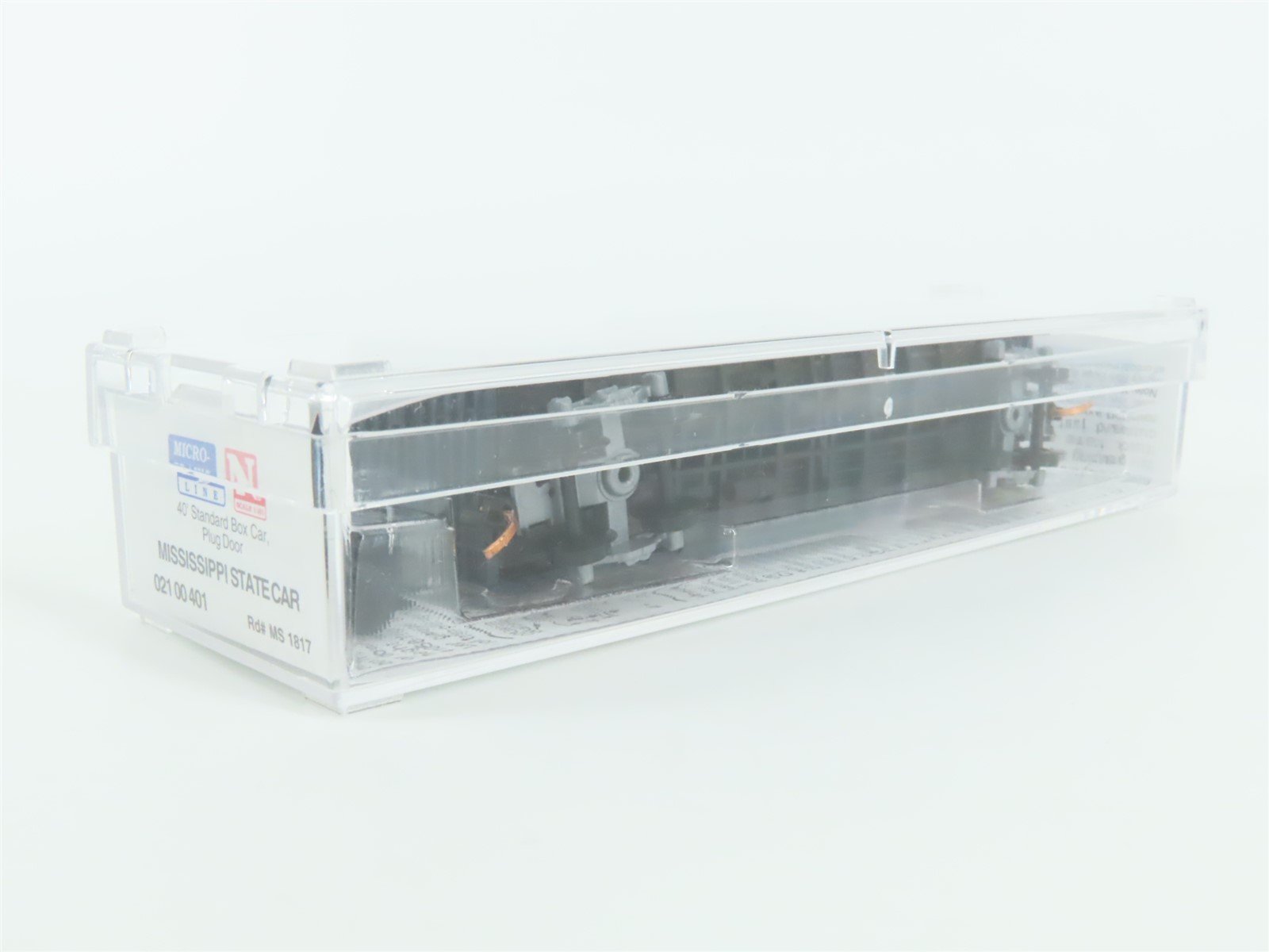 N Scale Micro-Trains MTL 02100401 MS Mississippi State 40' Standard Boxcar #1817