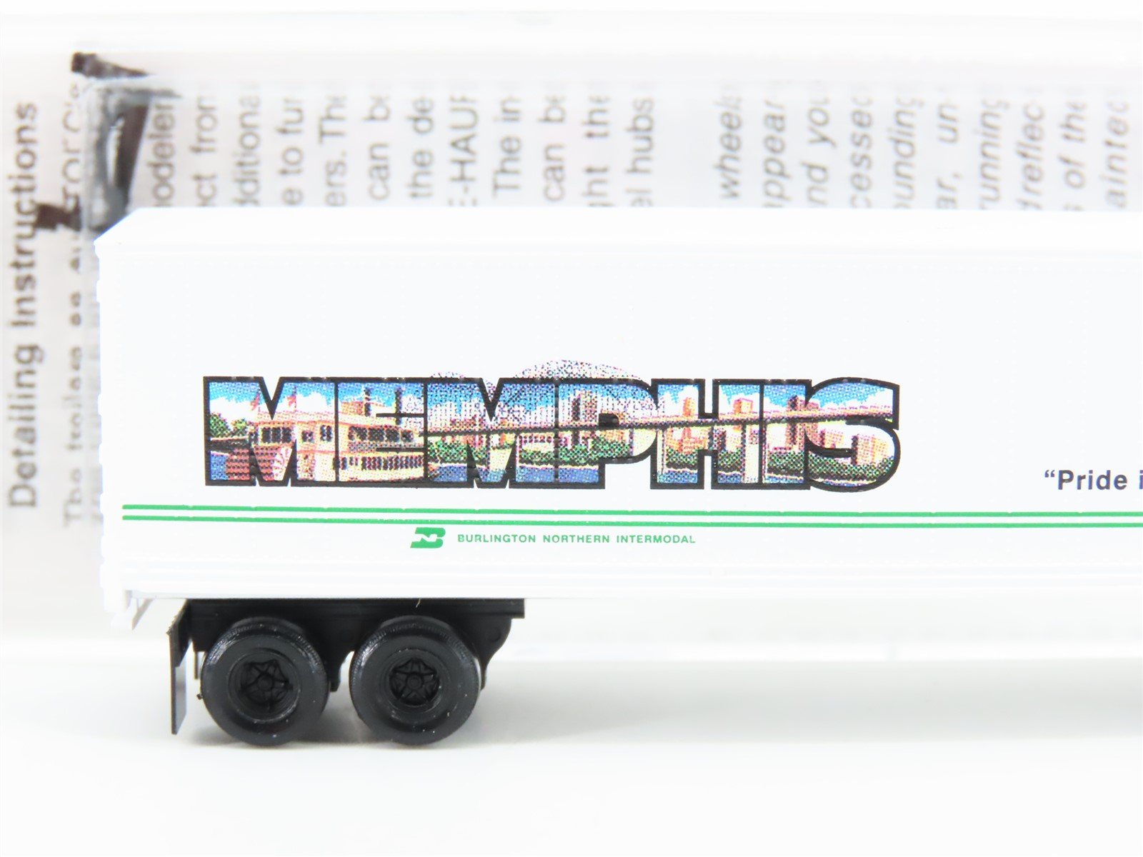 N Scale Micro-Trains MTL 67190 BNZ Intermodal Memphis 45' Trailer #237875