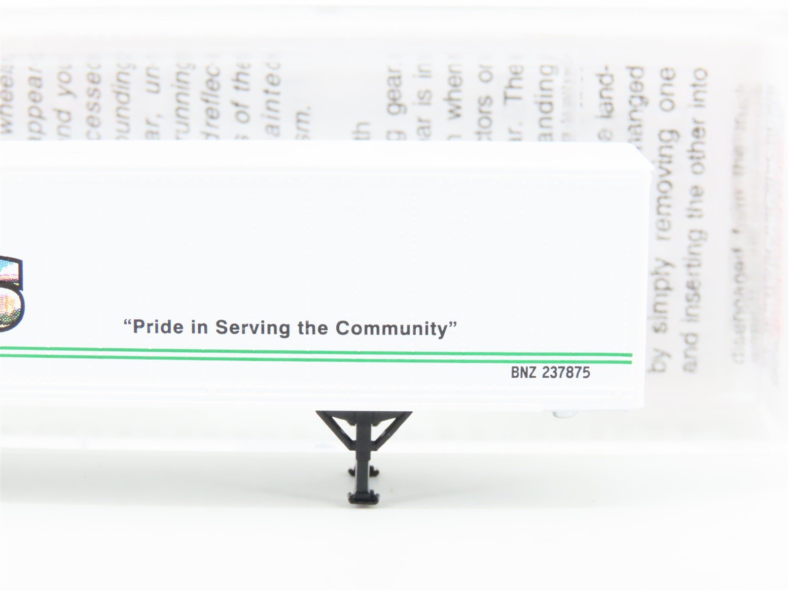 N Scale Micro-Trains MTL 67190 BNZ Intermodal Memphis 45' Trailer #237875