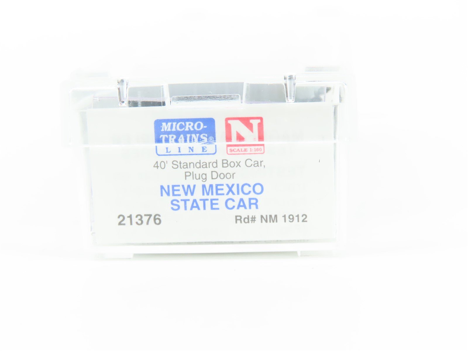 N Micro-Trains MTL 21376 NM New Mexico State 40' Standard Boxcar #1912