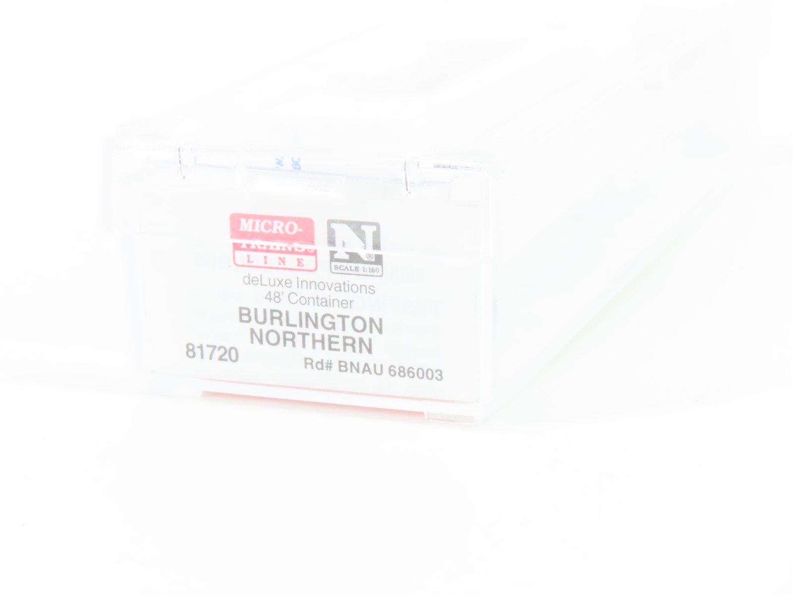 N Deluxe Innovations Micro-Trains MTL 81720 BNAU Omaha 48' Container #686003