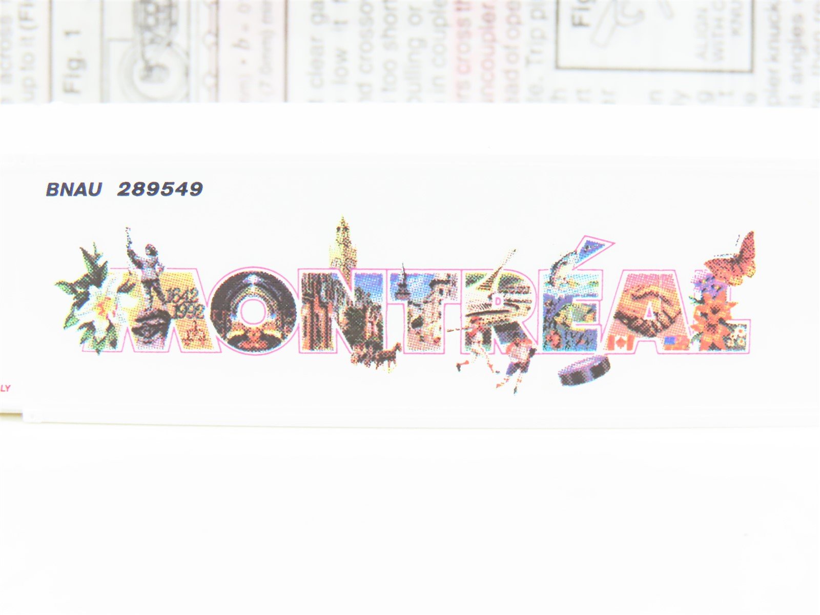 N Deluxe Innovations Micro-Trains MTL 81730 BNAU Montreal 48' Container #289549