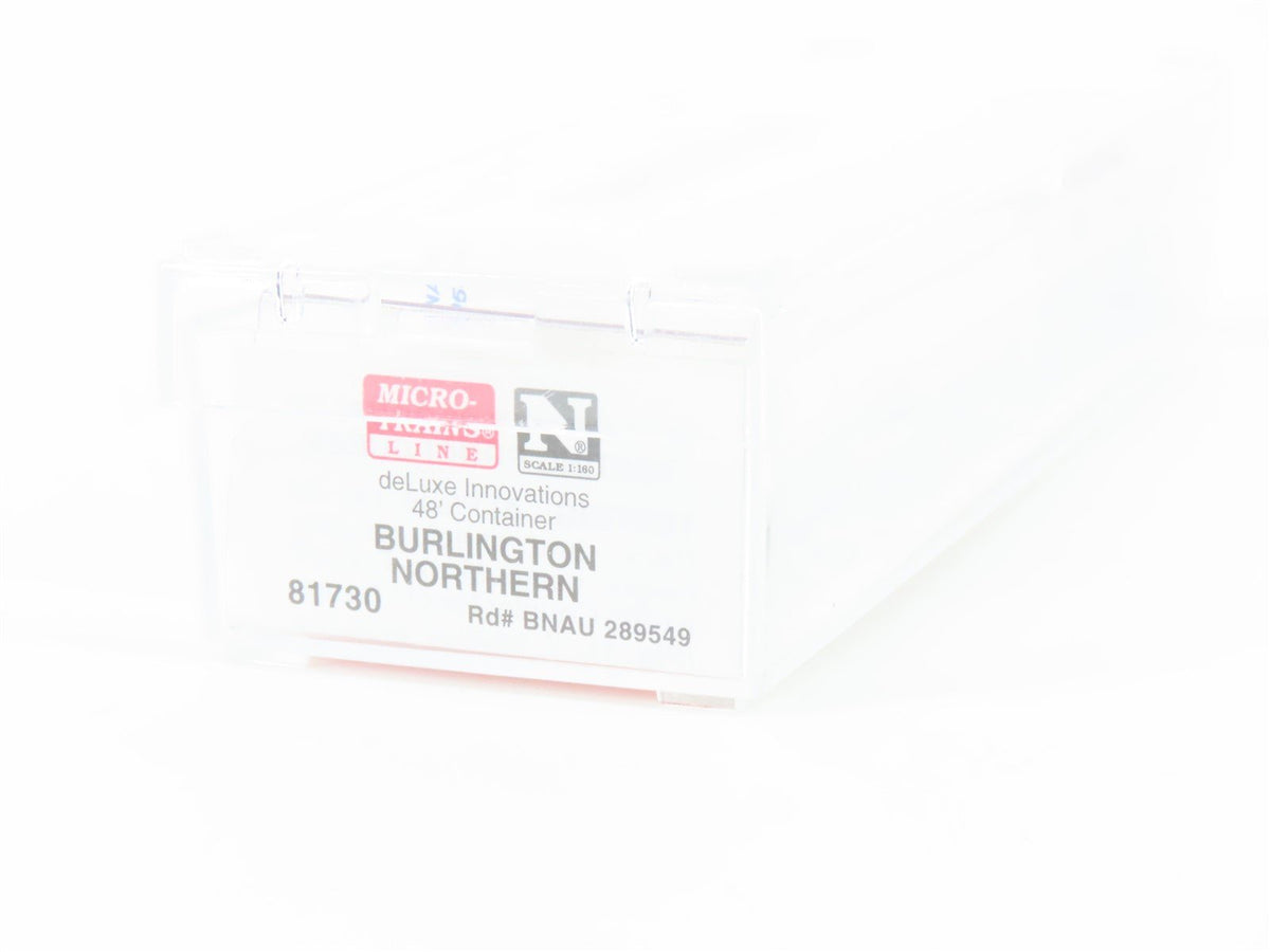 N Deluxe Innovations Micro-Trains MTL 81730 BNAU Montreal 48&#39; Container #289549