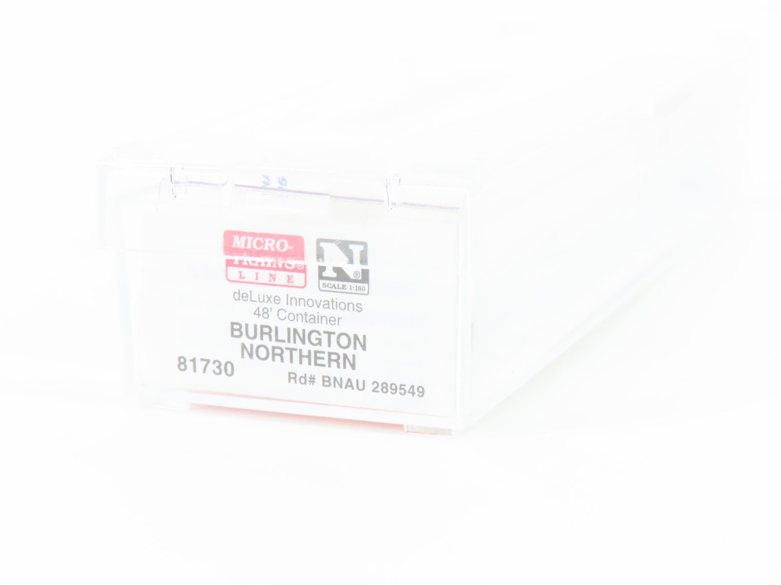 N Deluxe Innovations Micro-Trains MTL 81730 BNAU Montreal 48' Container #289549