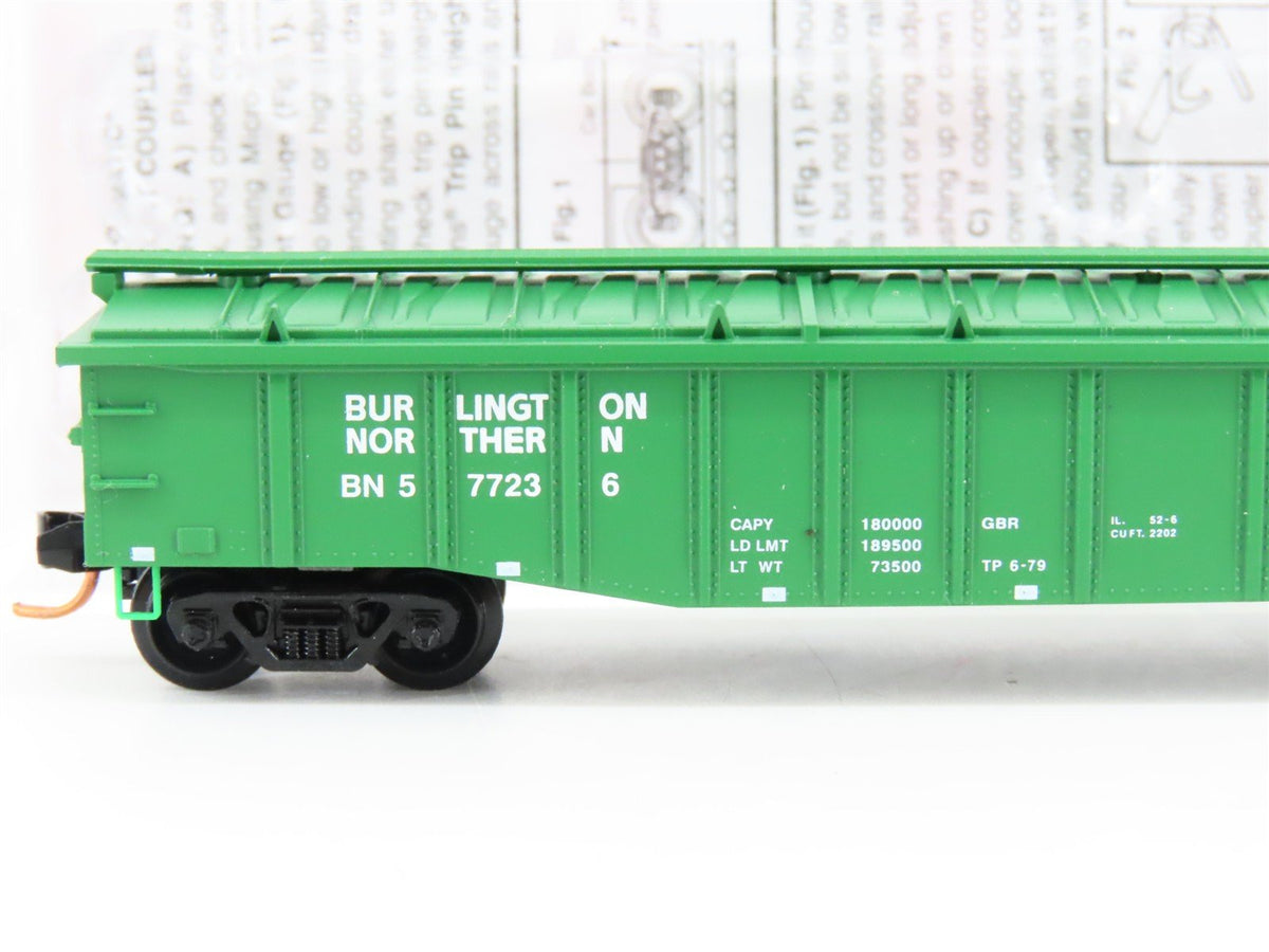 N Scale Micro-Trains MTL 10600250 BN Burlington Northern 50&#39; Gondola #577236