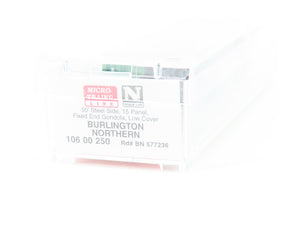 N Scale Micro-Trains MTL 10600250 BN Burlington Northern 50' Gondola #577236