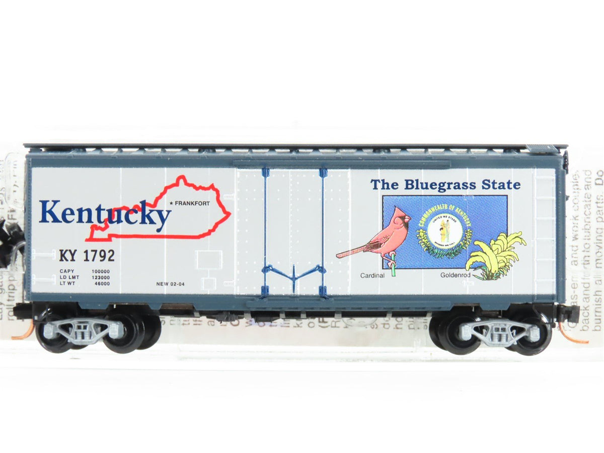 N Micro-Trains MTL 21375 KY Kentucky State 40&#39; Standard Boxcar #1792