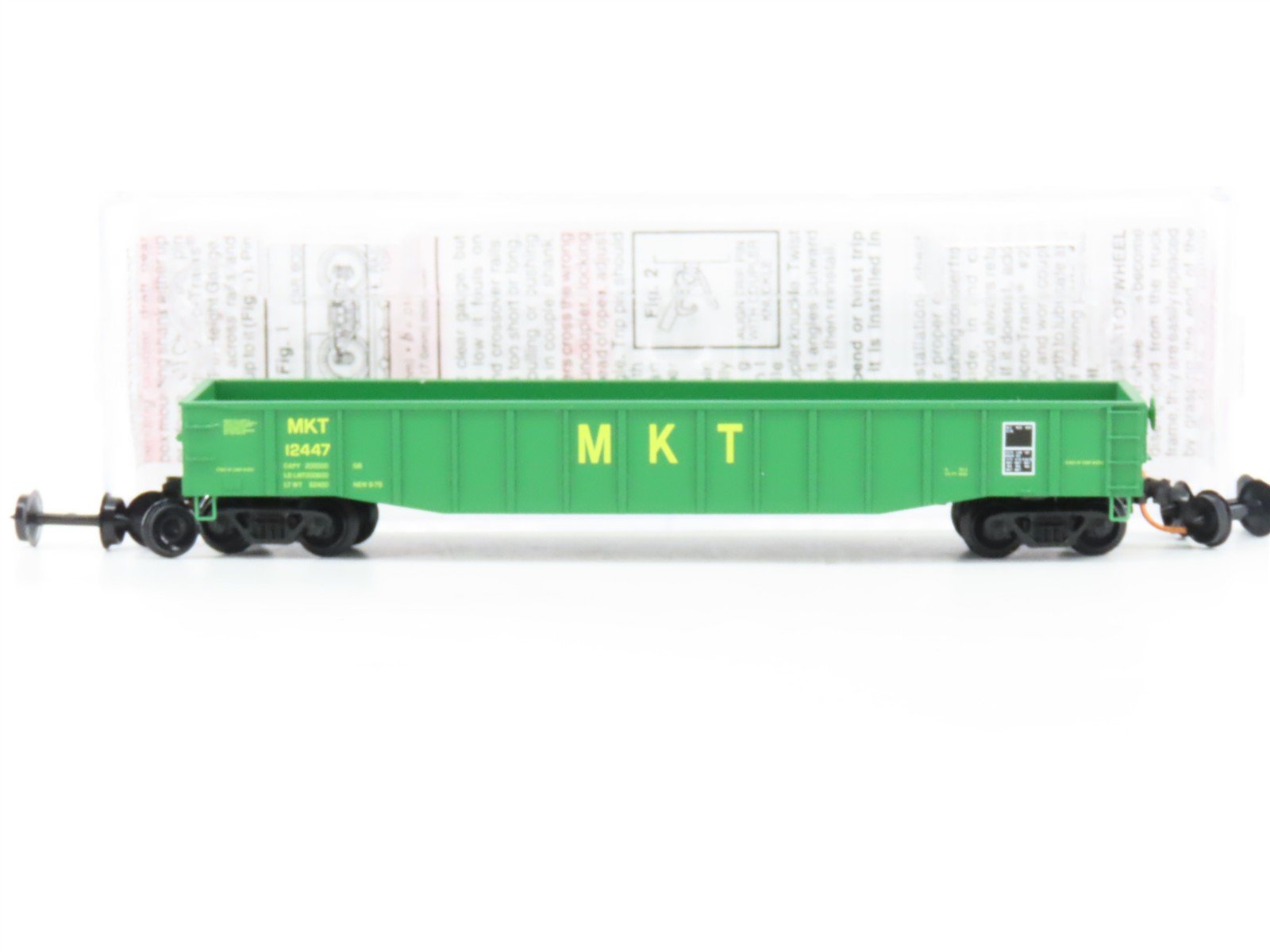N Scale Micro-Trains MTL 10500590 MKT Missouri Kansas Texas 50' Gondola #12447