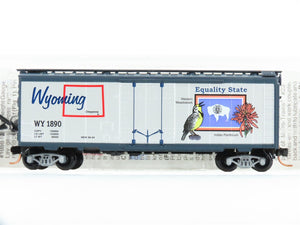 N Micro-Trains MTL 21379 WY Wyoming State 40' Standard Boxcar #1890