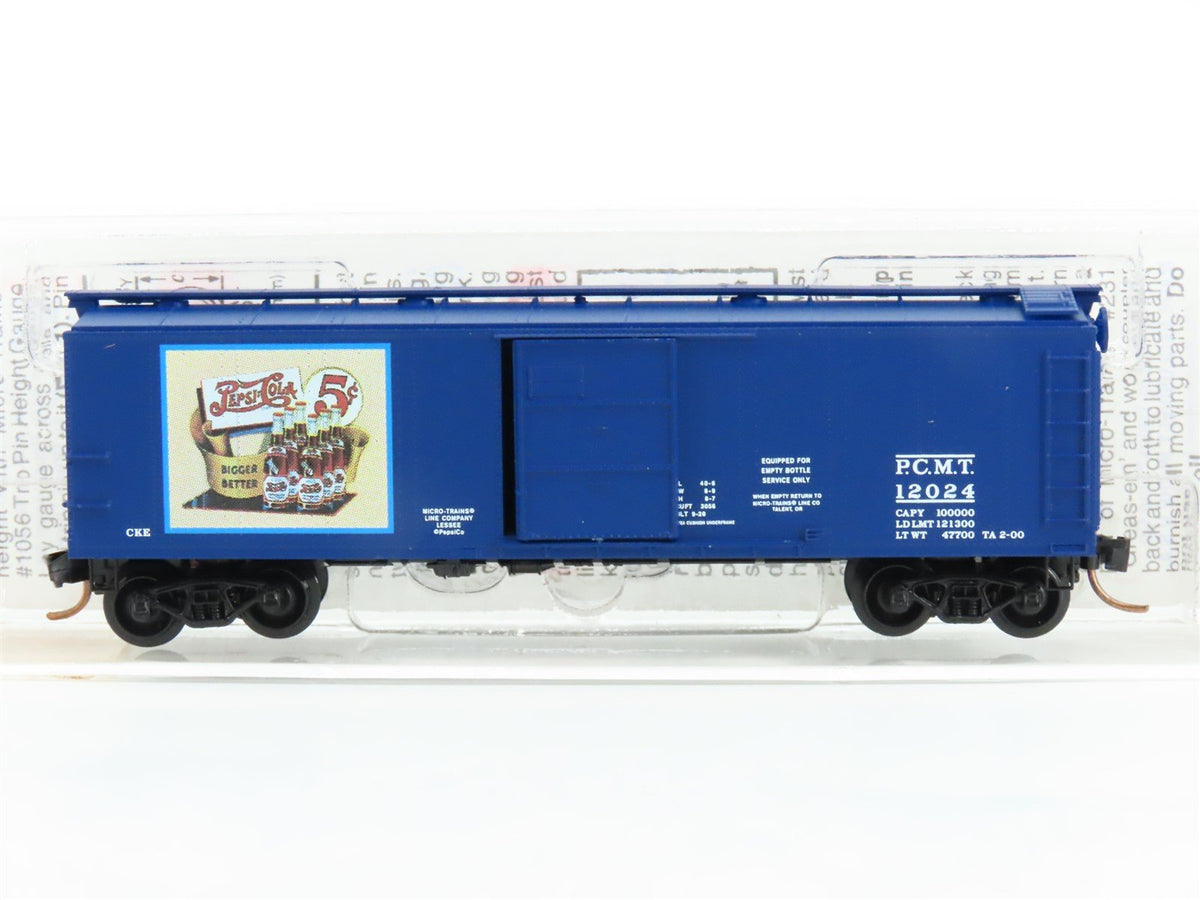 N Scale Micro-Trains MTL 120220 PCMT Pepsi-Cola 40&#39; USRA Steel Boxcar #12024