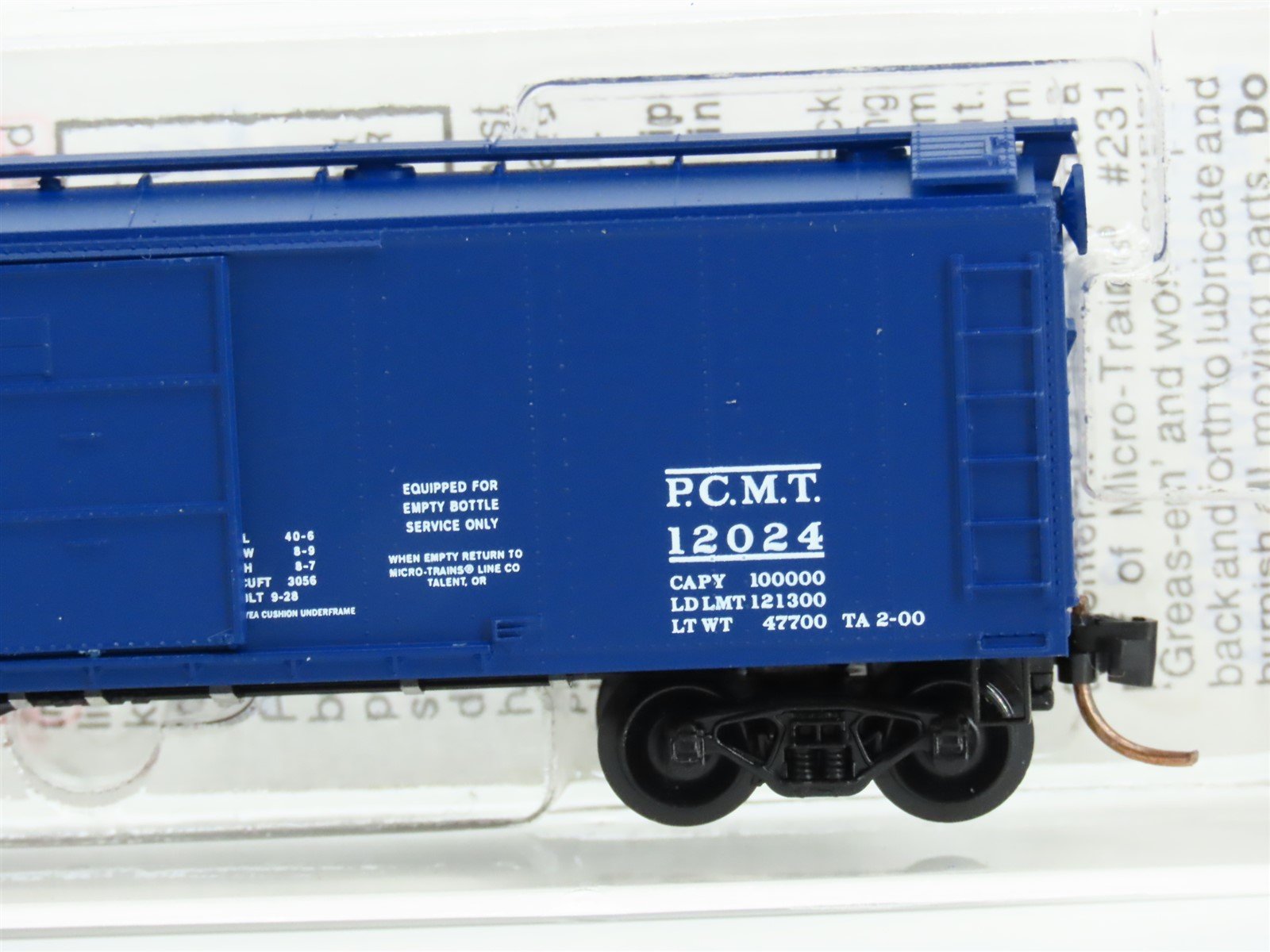 N Scale Micro-Trains MTL 120220 PCMT Pepsi-Cola 40' USRA Steel Boxcar #12024