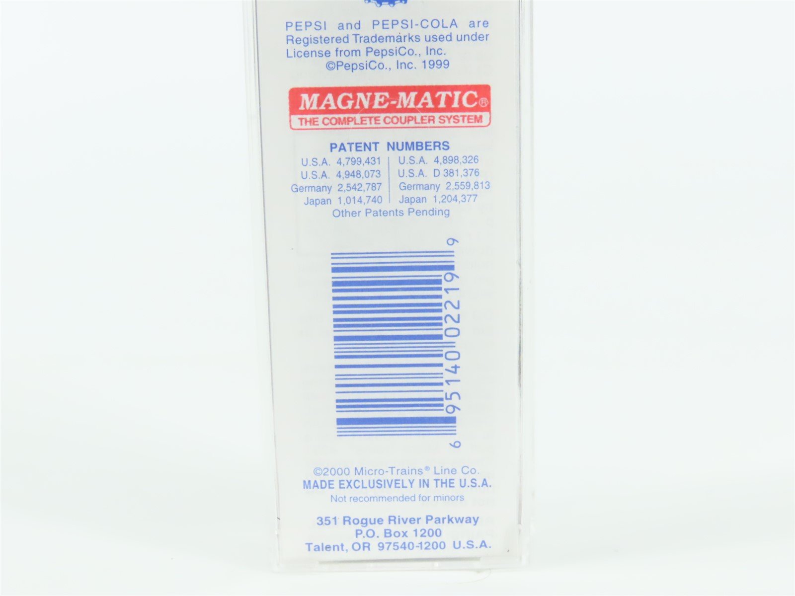 N Scale Micro-Trains MTL 120220 PCMT Pepsi-Cola 40' USRA Steel Boxcar #12024