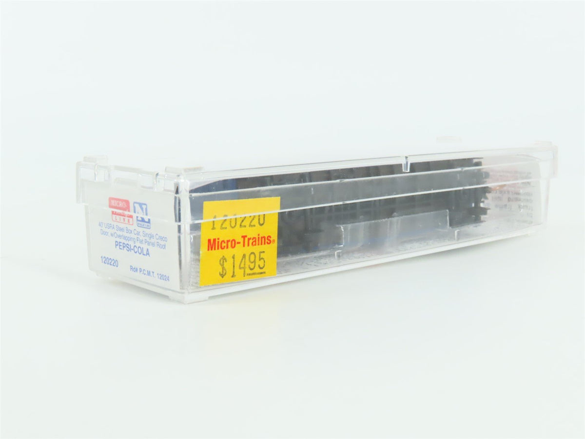 N Scale Micro-Trains MTL 120220 PCMT Pepsi-Cola 40&#39; USRA Steel Boxcar #12024