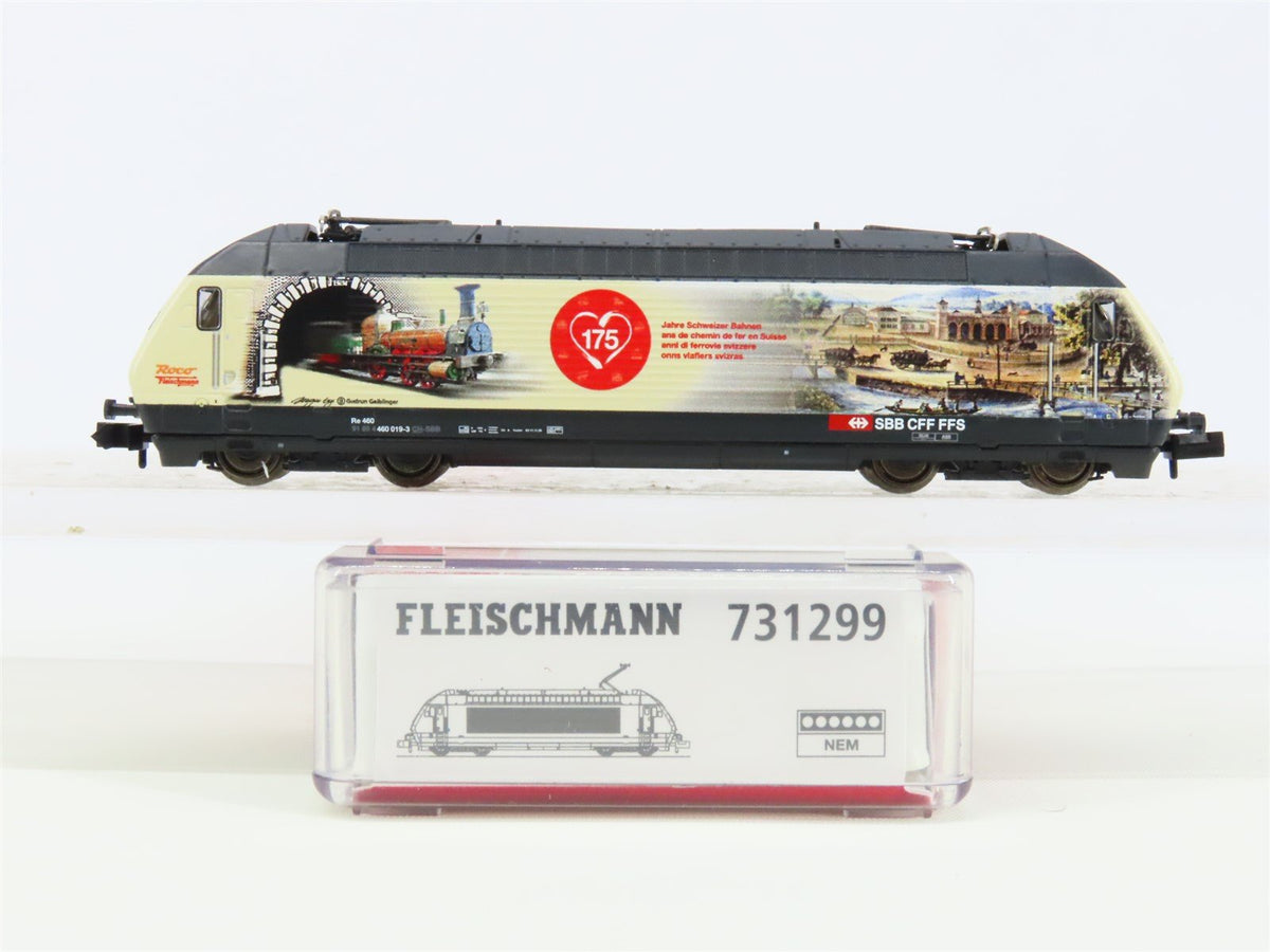 N Fleischmann 731299 SBB CFF FFS Swiss &quot;175 Years&quot; Re 460 Electric - DCC Ready