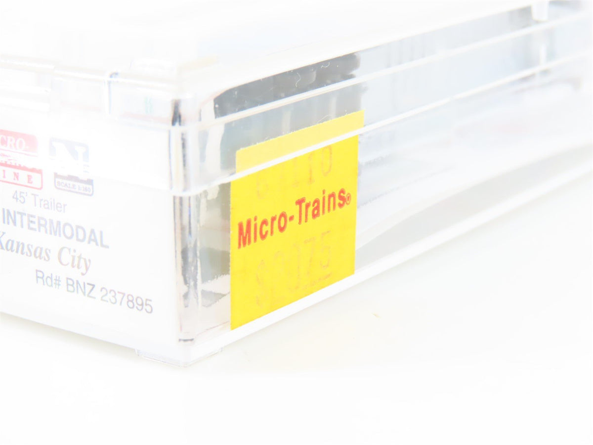 N Scale Micro-Trains MTL 67110 BNZ Intermodal Kansas City 45&#39; Trailer #237895