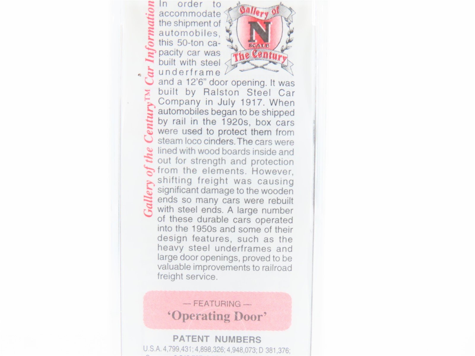 N Scale Micro-Trains MTL 41010 Union Pacific 40' Automobile Box Car #170774