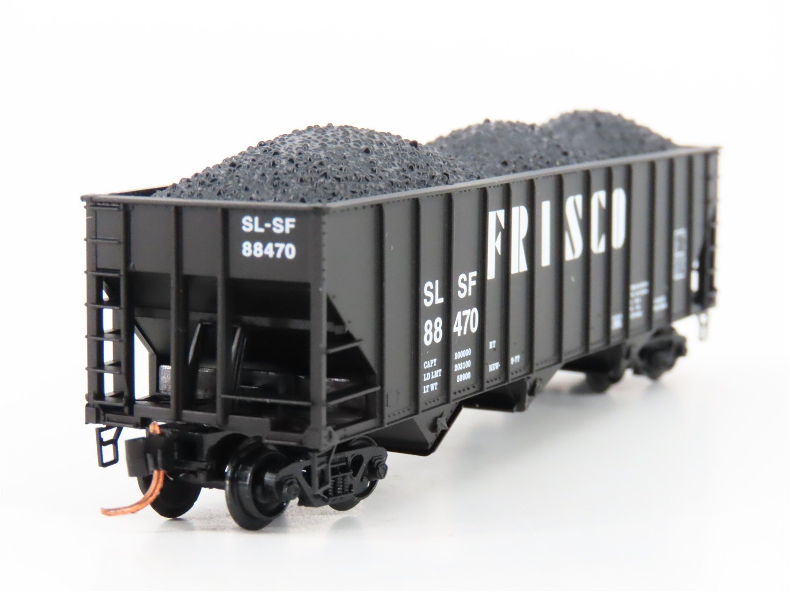 N Scale Micro-Trains MTL 10800170 SLSF 3 Bay Covered Hopper #88470 w/load