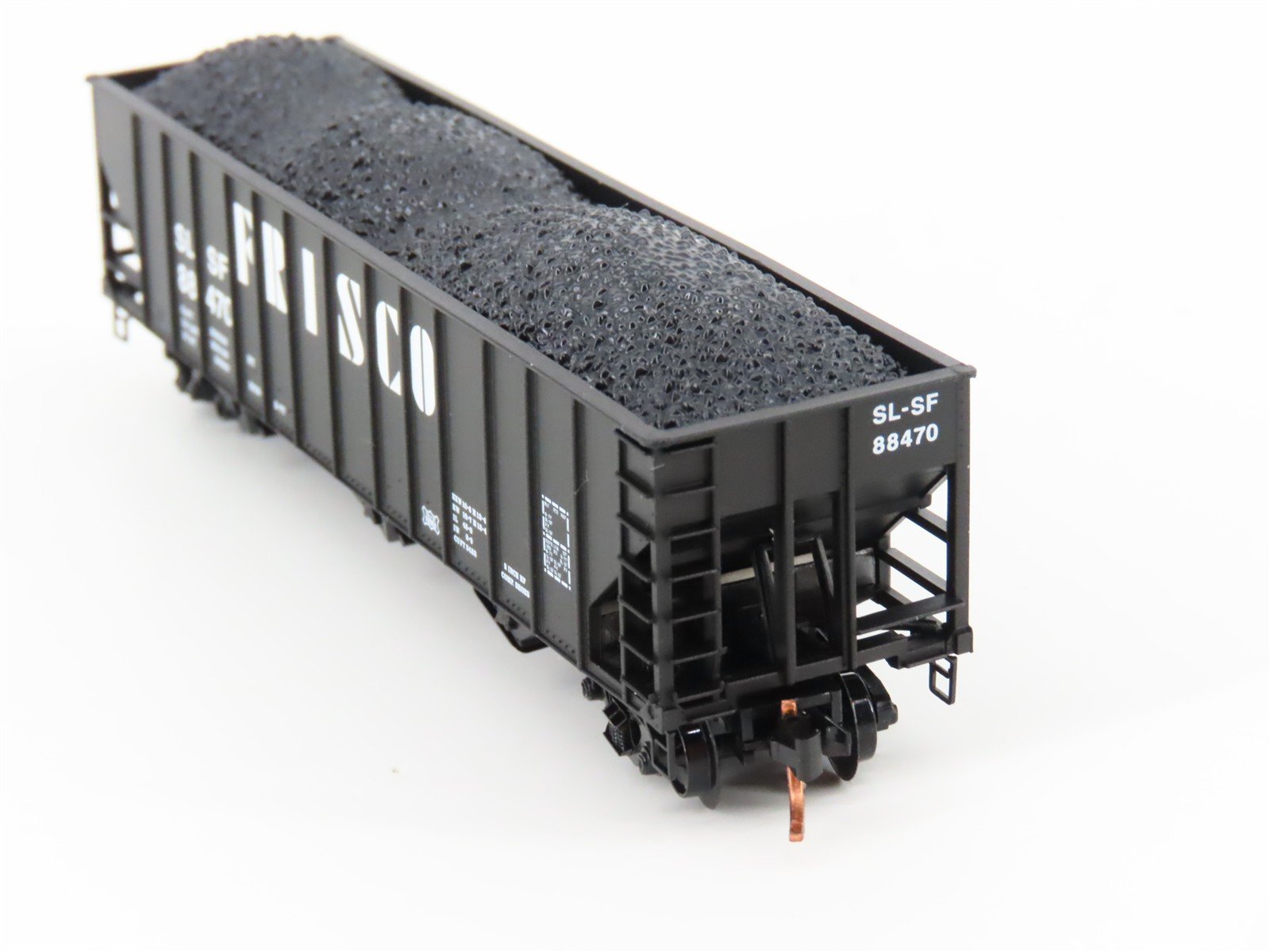 N Scale Micro-Trains MTL 10800170 SLSF 3 Bay Covered Hopper #88470 w/load