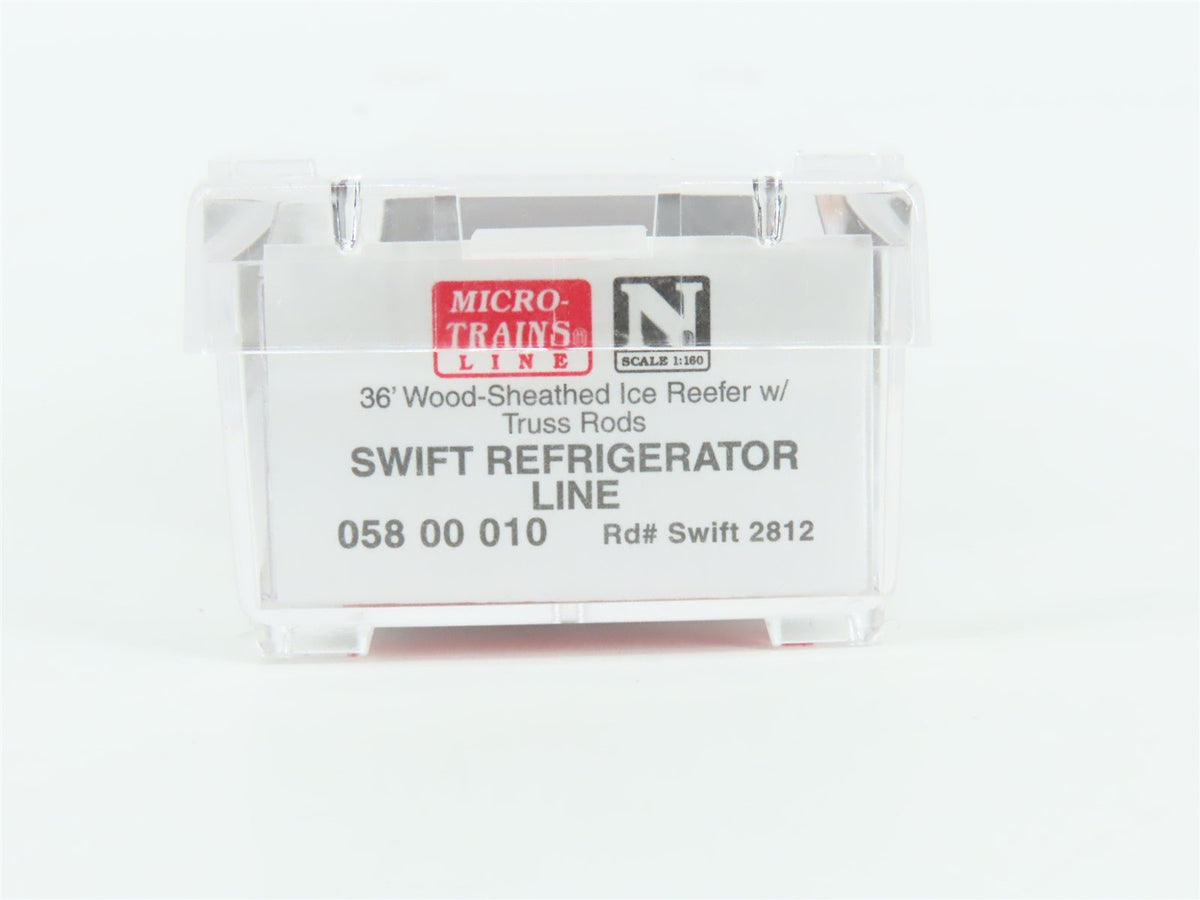 N Micro-Trains MTL 05800010 Swift Refrigerator Line 36&#39; Reefer Car #2812