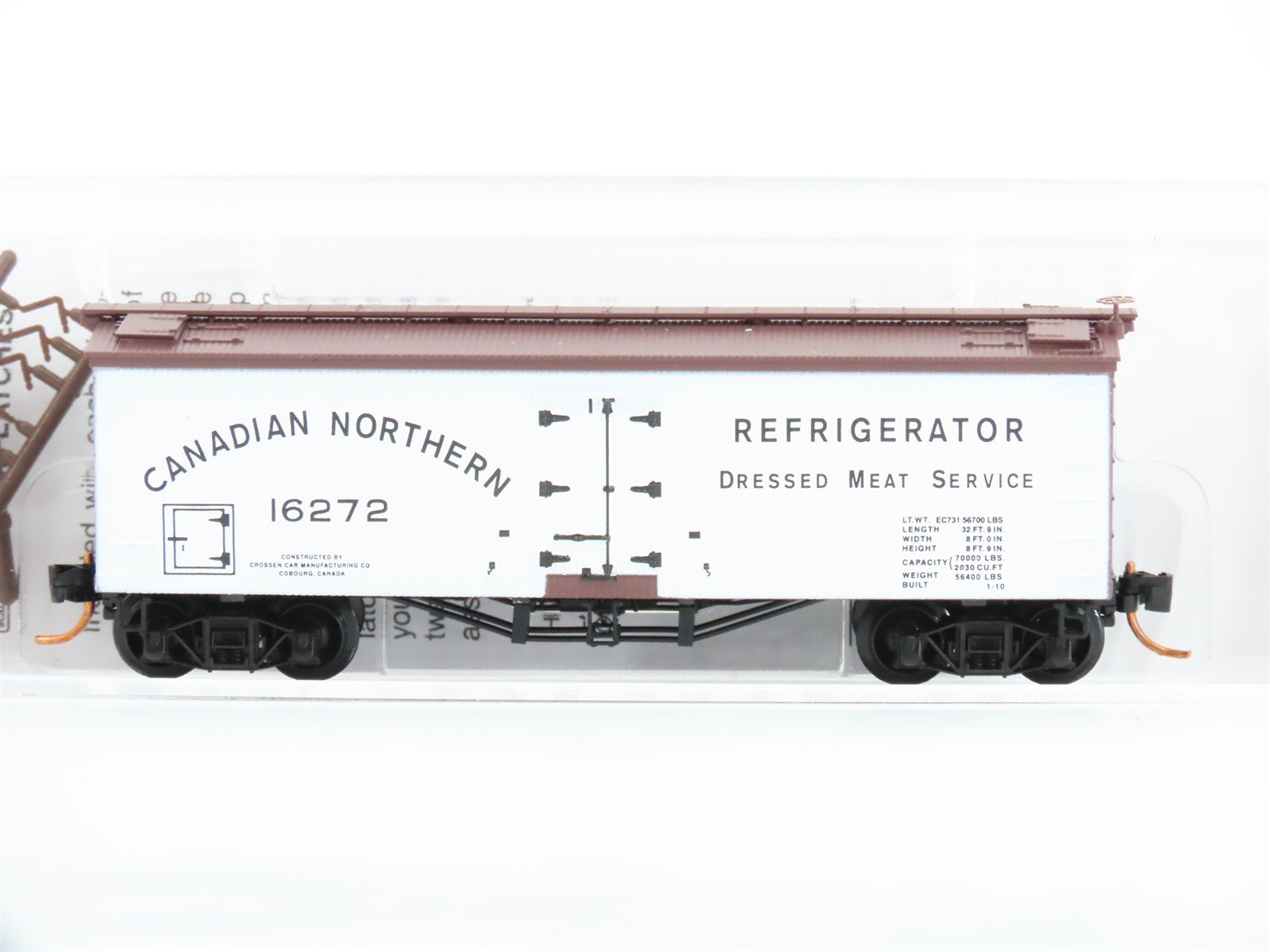 N Scale Micro-Trains MTL 05800080 CNR Canadian Northern 36' Reefer Car #16272