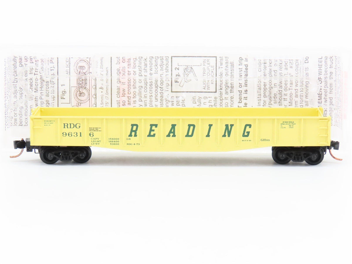 N Scale Micro-Trains MTL 46370 RDG Reading 50&#39; Open Gondola #96316