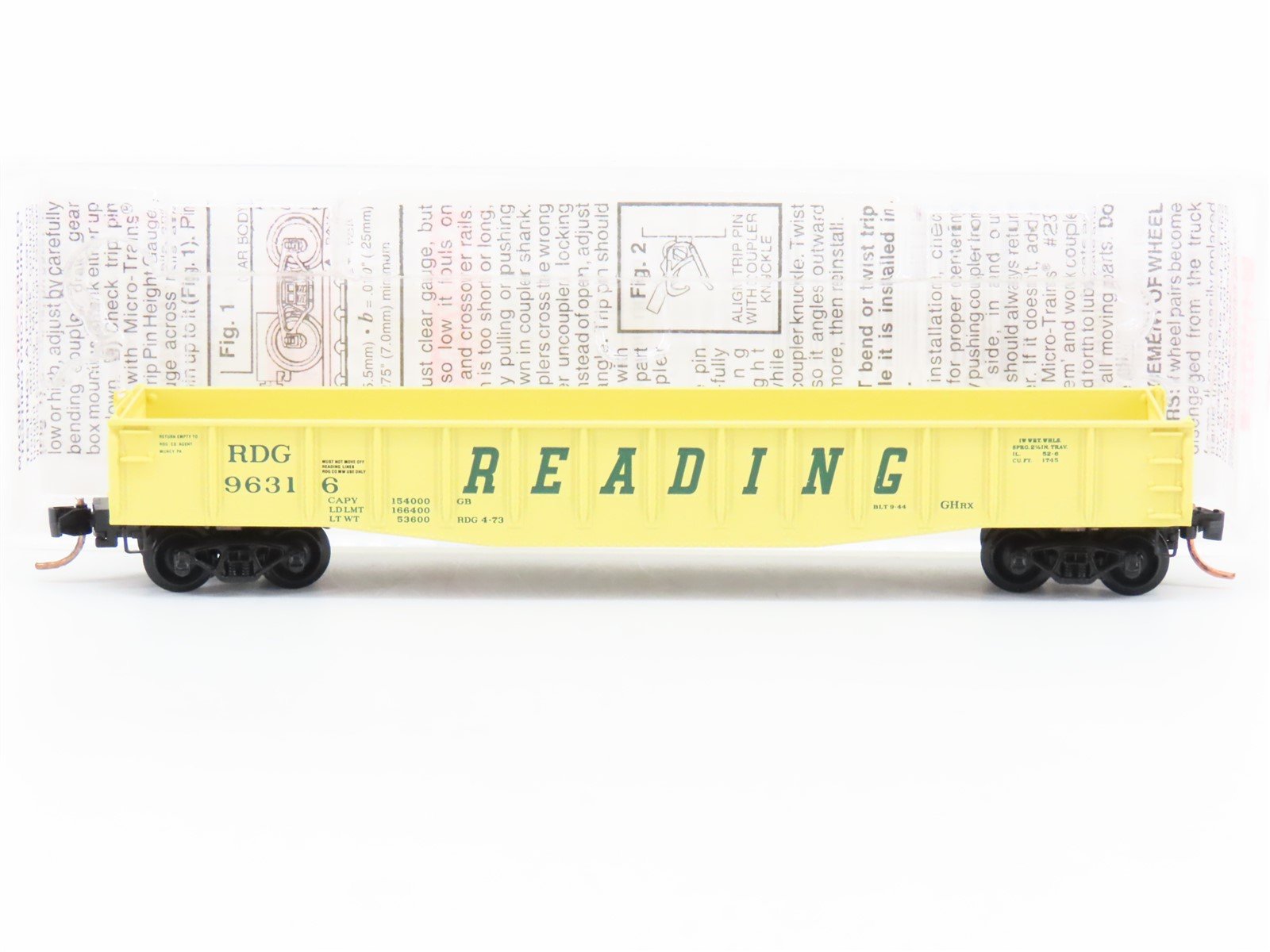 N Scale Micro-Trains MTL 46370 RDG Reading 50' Open Gondola #96316