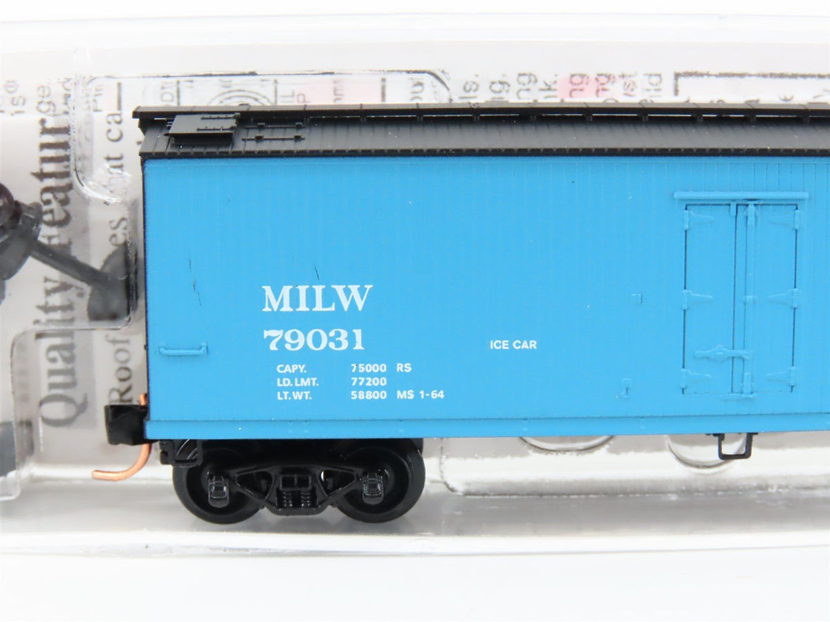 N Scale Micro-Trains MTL 47360 MILW Milwaukee Road 40&#39; Wood Reefer #79031