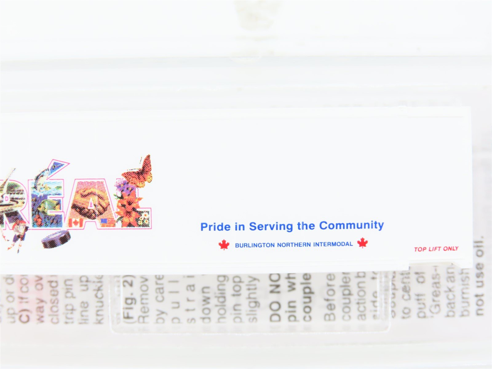 N Deluxe Innovations Micro-Trains MTL 81730 BNAU Montreal 48' Container #289549