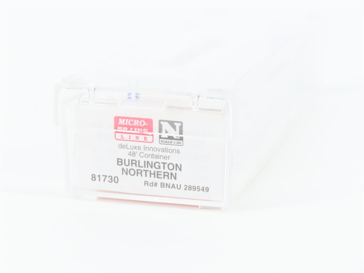 N Deluxe Innovations Micro-Trains MTL 81730 BNAU Montreal 48&#39; Container #289549